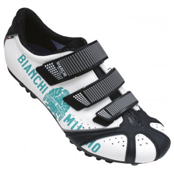 Scarpe per MTB Octopus BM bianco-nero-celesti Scarpe per MTB Octopus BM bianco-nero-celesti