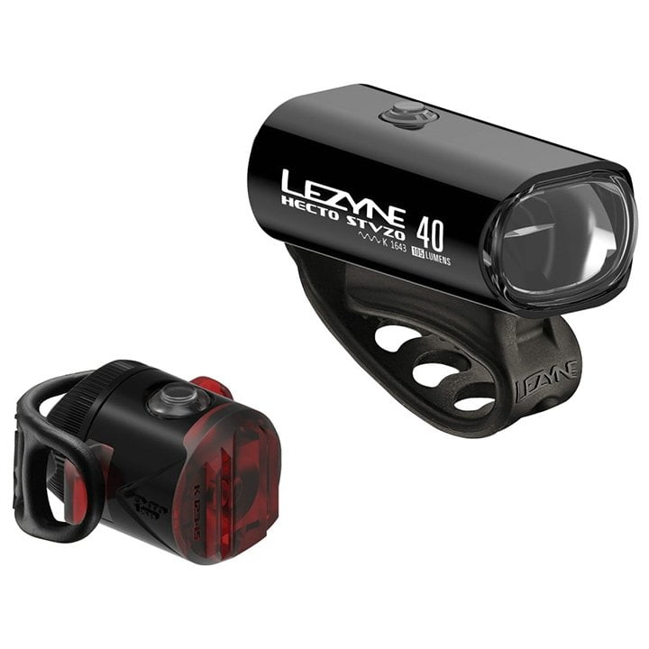 LEZYNE Hecto Drive 40 + Femto Set of Lights, Bicycle light, Bike accessories