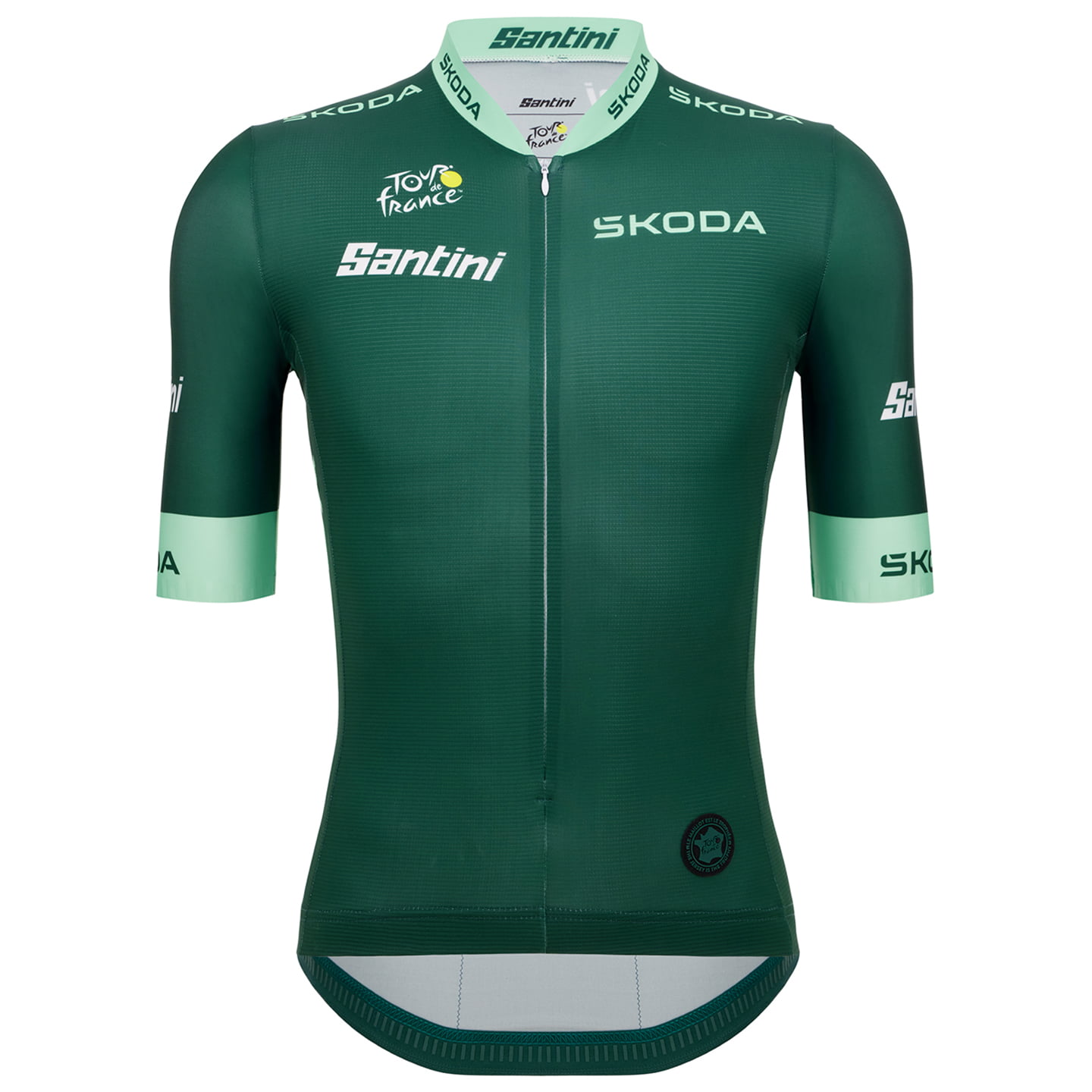 TOUR DE FRANCE Shirt met korte mouwen Race groene trui 2024 fietsshirt met korte