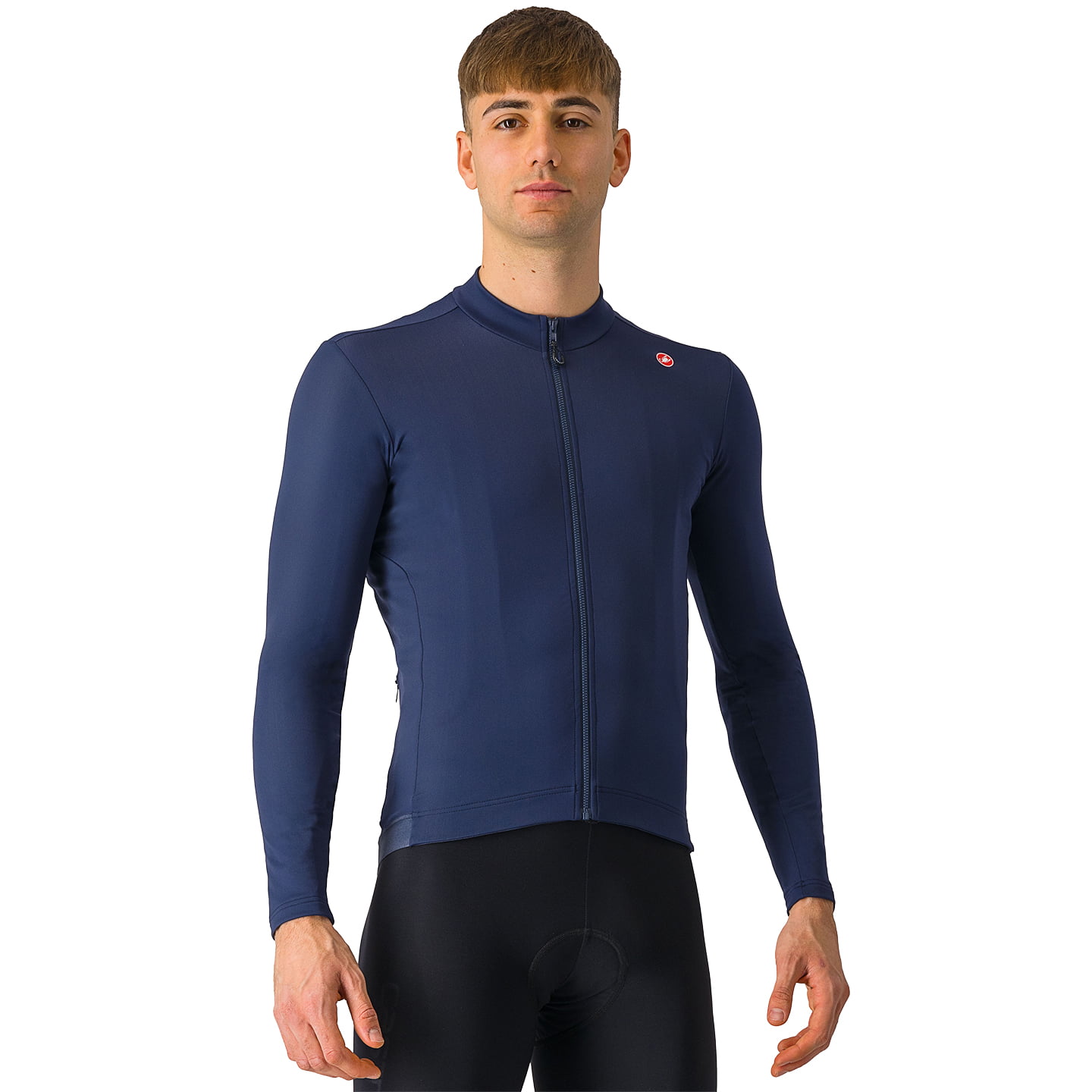 CASTELLI Espresso fietsshirt met lange mouwen, voor heren, Maat 2XL,