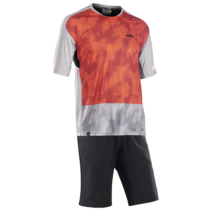 NORTHWAVE Edge Set (fietsshirt + fietsbroek) set (2 artikelen), voor heren