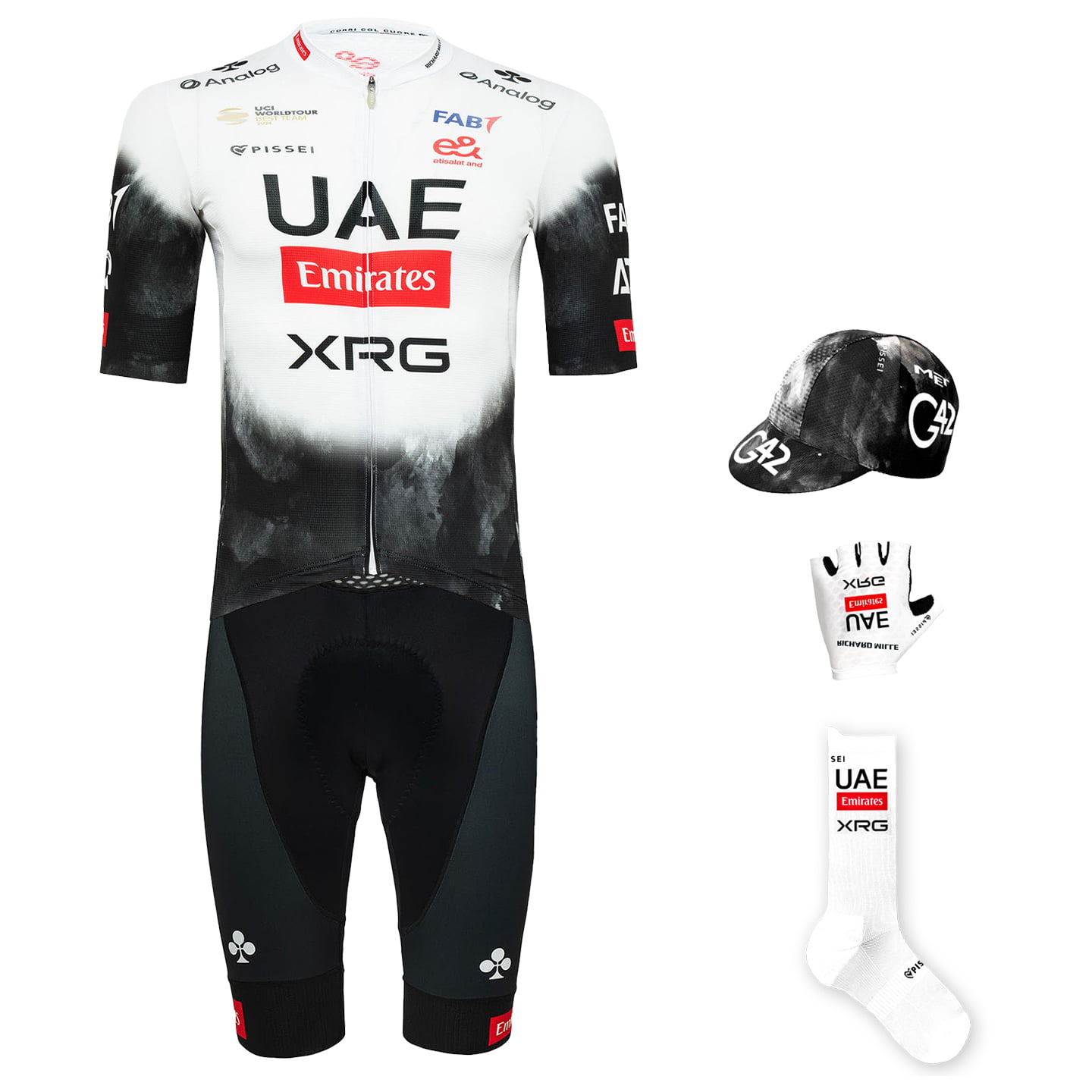 UAE Team Emirates-XRG 2025 Maxi-Set (5 stukken) maxiset (5 artikelen), voor
