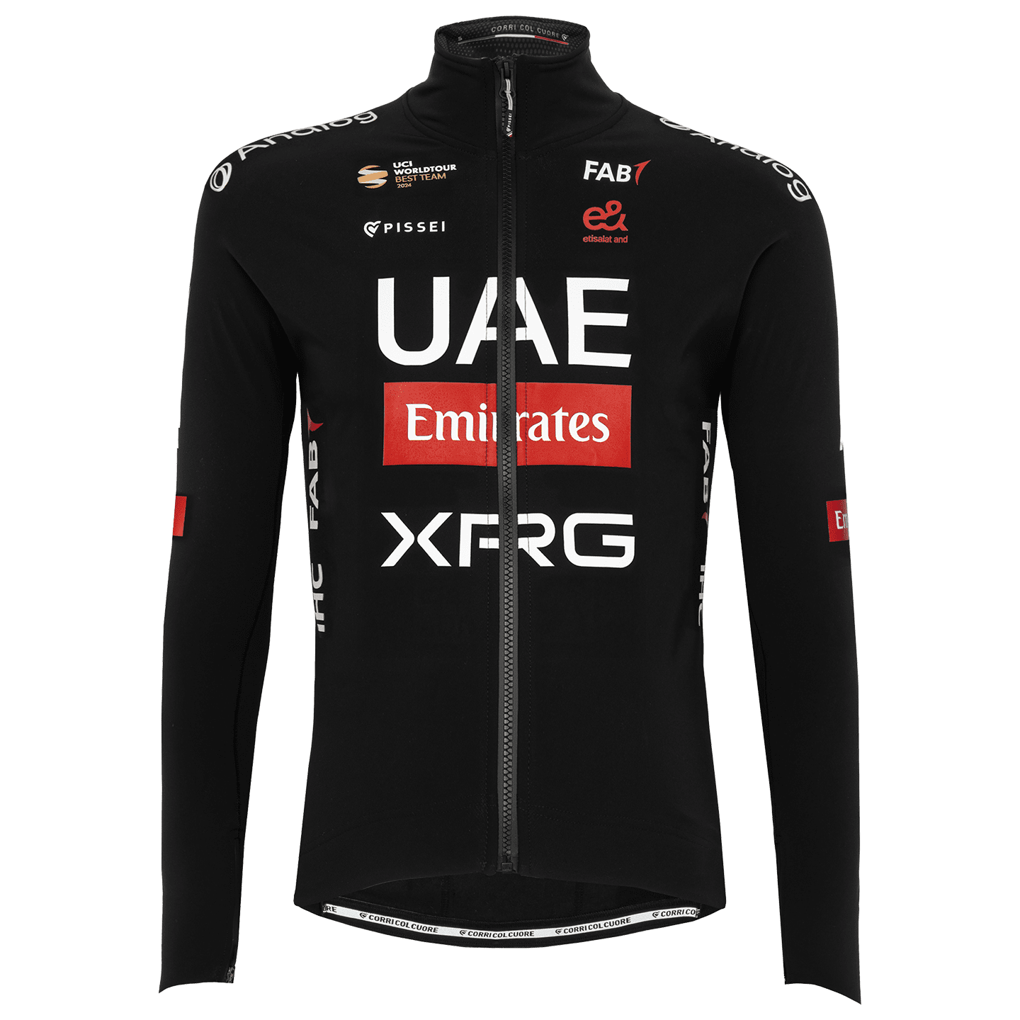 Pissei UAE TEAM EMIRATES-XRG Winterjack Race 2025 Thermojack, voor heren