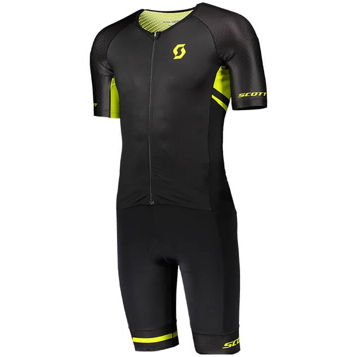 show original title Details about   Scott Plasma LD Suit Triathlon Bike Body Onesie Short Black/Yellow 2021 