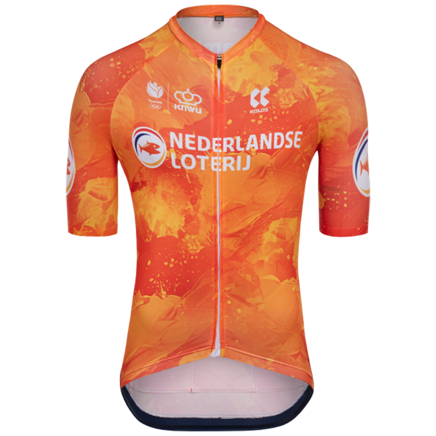NEDERLANDS NATIONAAL TEAM 2025 fietsshirt met korte mouwen, voor heren, Maat