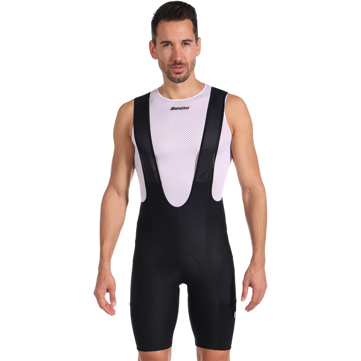 SANTINI Air Pro Gel 2 Gravel Bib Shorts Bib Shorts, for men, size XL, Cycle shorts, Cycling clothing