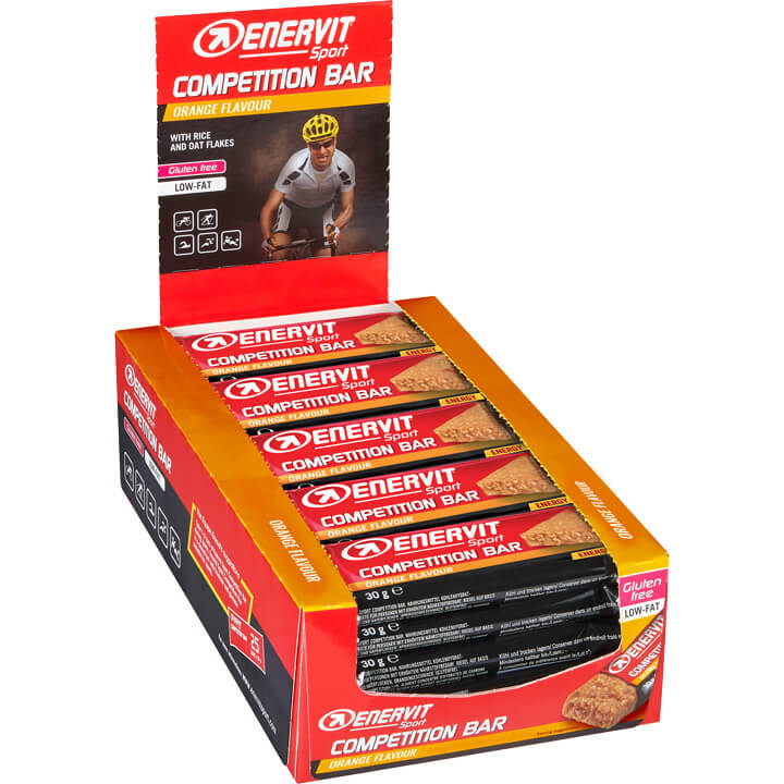ENERVIT Sport Reep Competition Bar Orange reep, Energierepen, Prestatievoeding