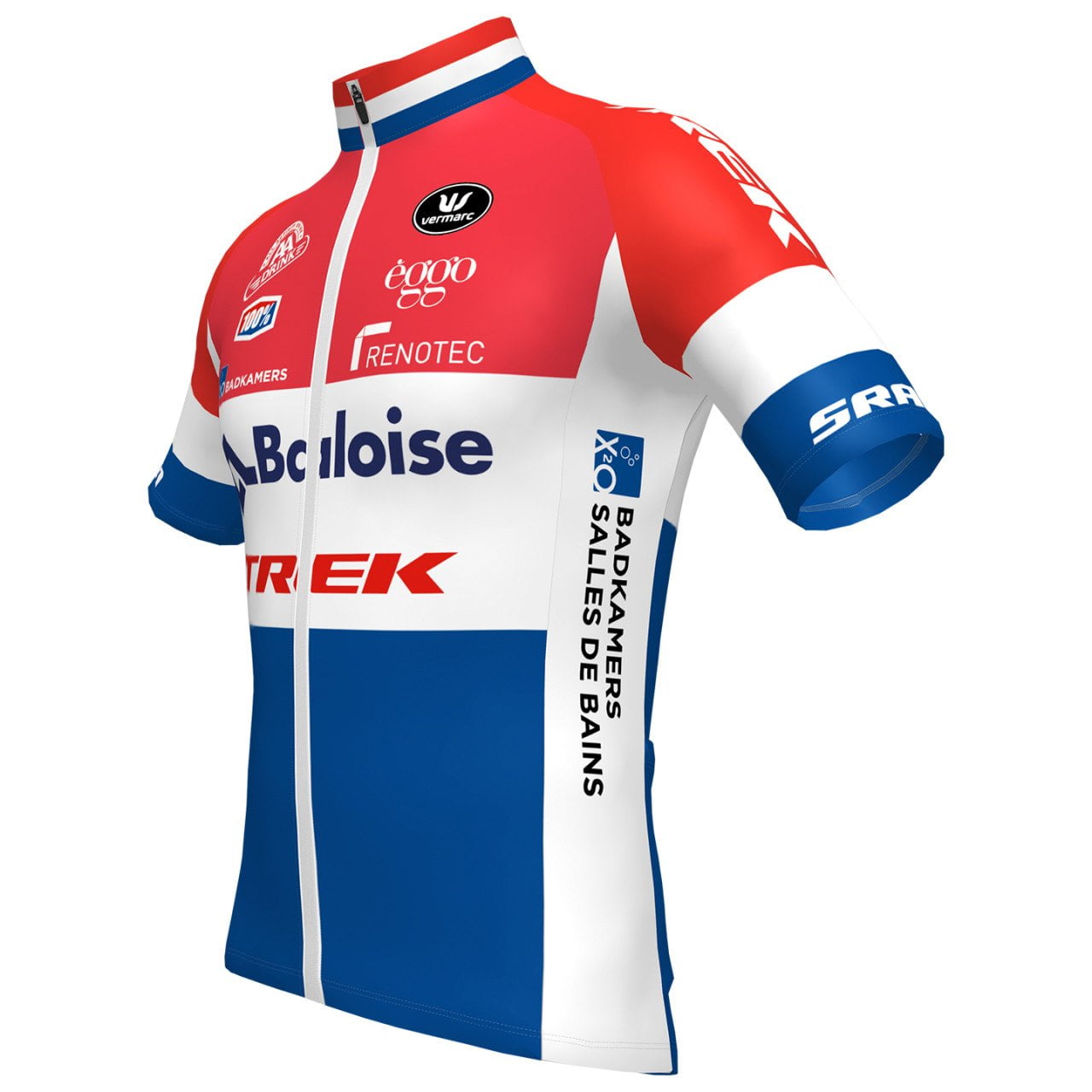 BALOISE TREK LIONS fietsshirt met korte mouwen Nederlandse kampioen 2023