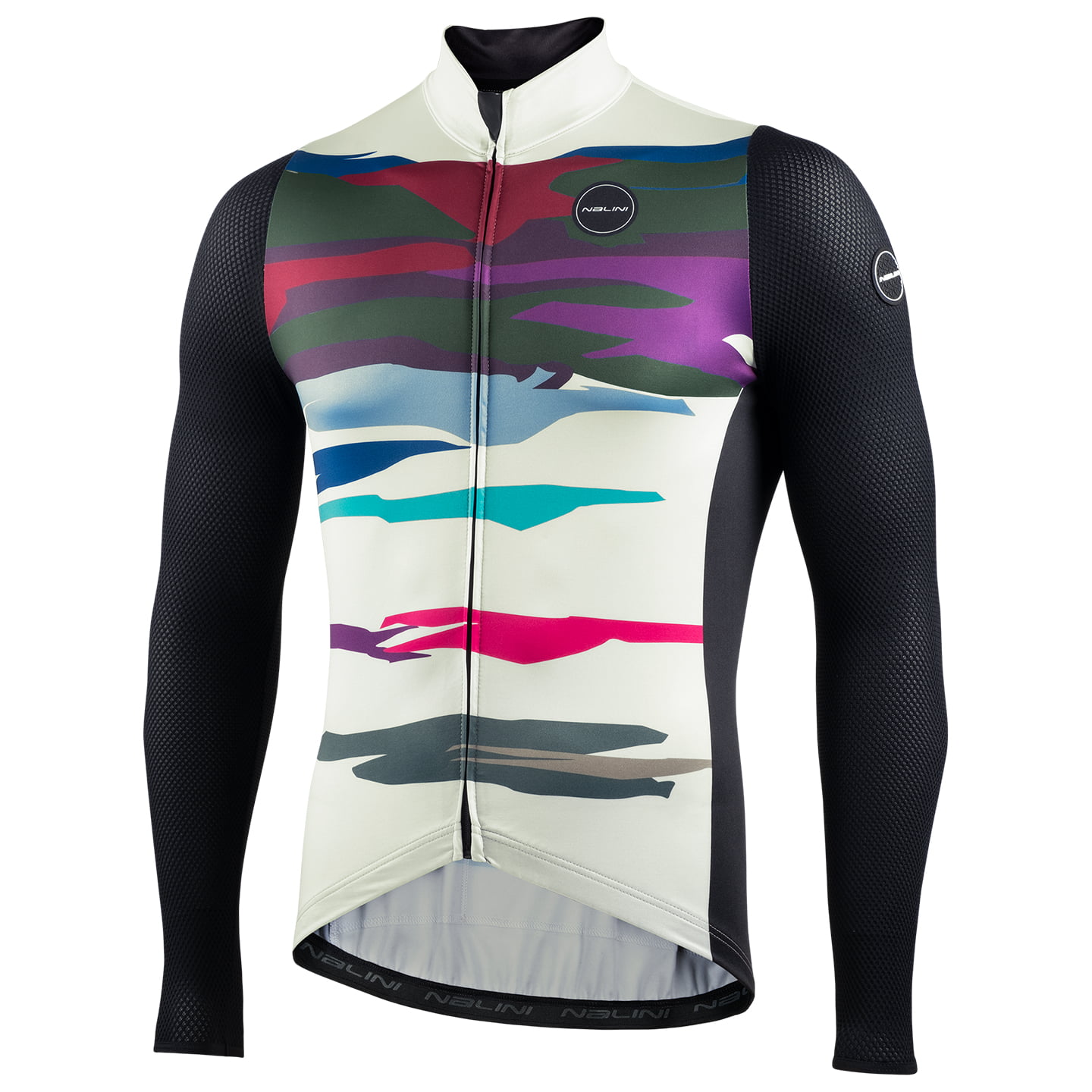 NALINI Langarmtrui Warm Fit Mesh fietsshirt met lange mouwen, voor heren, Maat