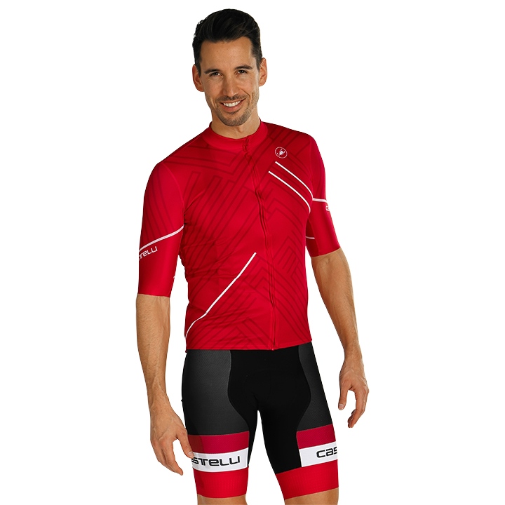 CASTELLI Passo Set (fietsshirt + fietsbroek) set (2 artikelen), voor heren