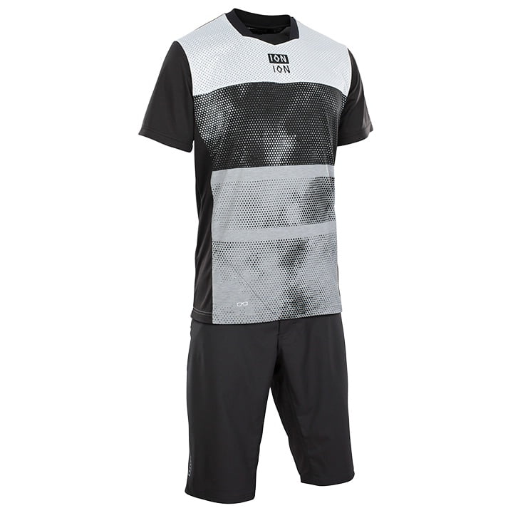 ION Scrub AMP Set (fietsshirt + fietsbroek) set (2 artikelen), voor heren