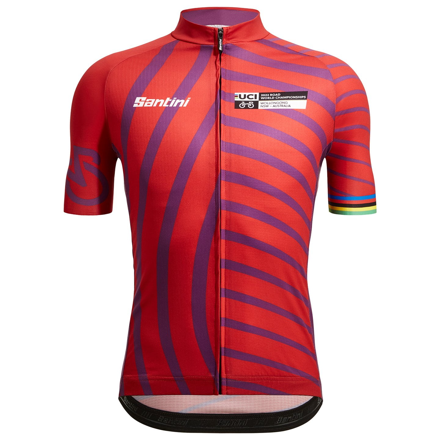 UCI WORLD CHAMPIONSHIP WOLLONGONG 2022 Short Sleeve Jersey, for men, size M, Cycle jersey, Cycling clothing
