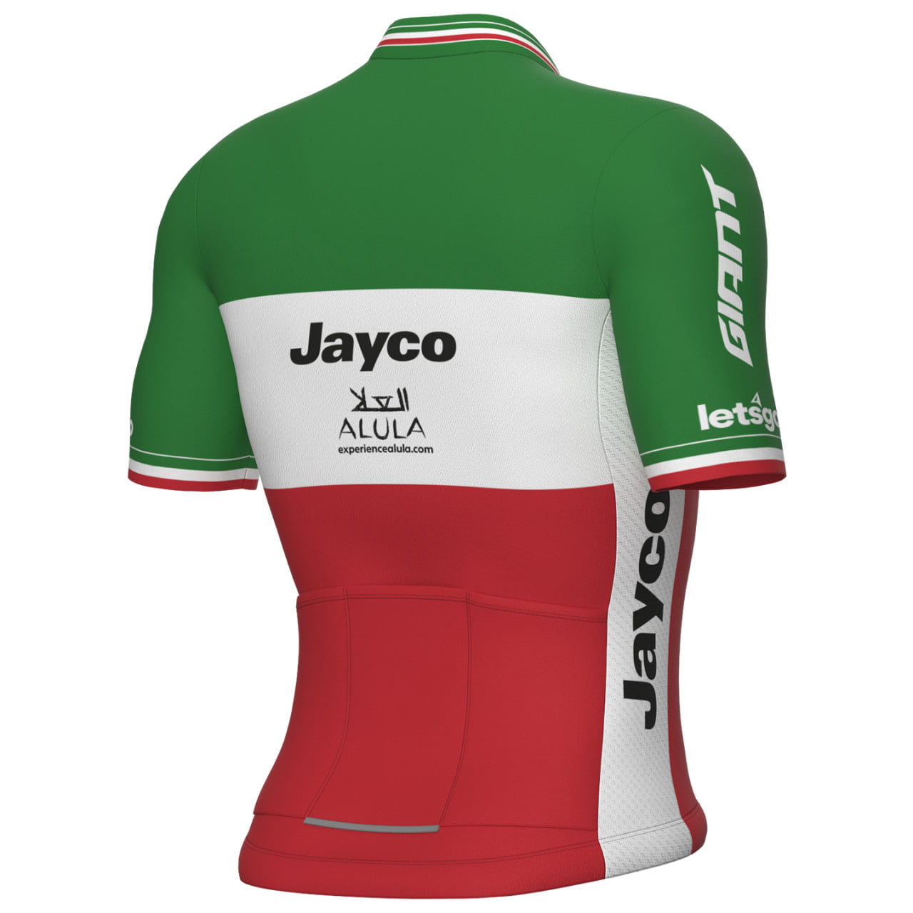 TEAM JAYCO-ALULA Koszulka z krótkim rekawem Mistrz włoski 2023