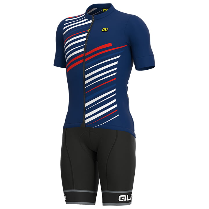 ALÉ Flash Set (fietsshirt + fietsbroek) set (2 artikelen), voor heren