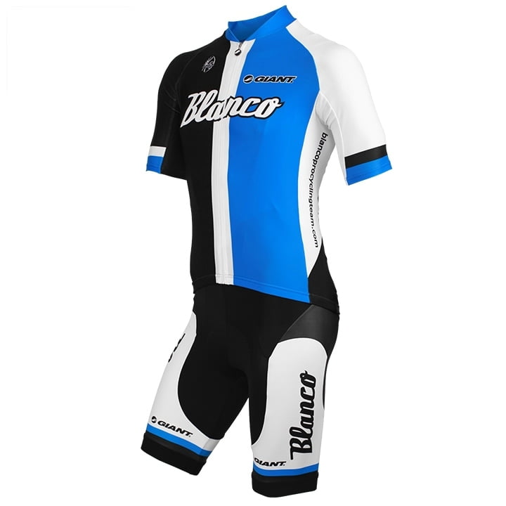BLANCO PRO CYCLING Race 2013 Set (fietsshirt + fietsbroek), voor heren, Fietskle
