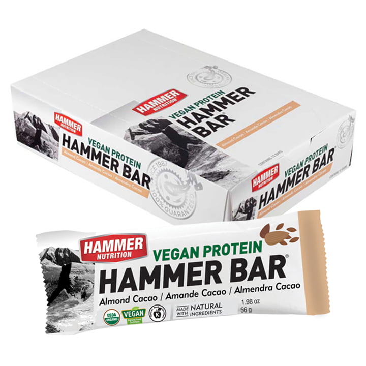 HAMMER NUTRITION RecoveryVegan Almond-Cacao 12 repen/doos reep, Energierepen,