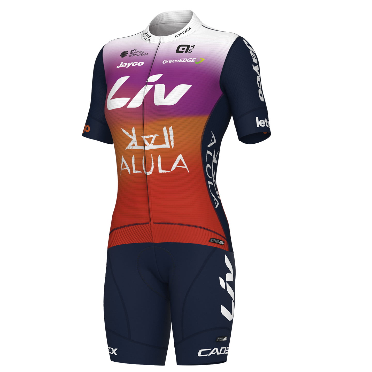 JAYCO ALULA Race 2024 Dames set (fietsshirt + fietsbroek) dames set (2