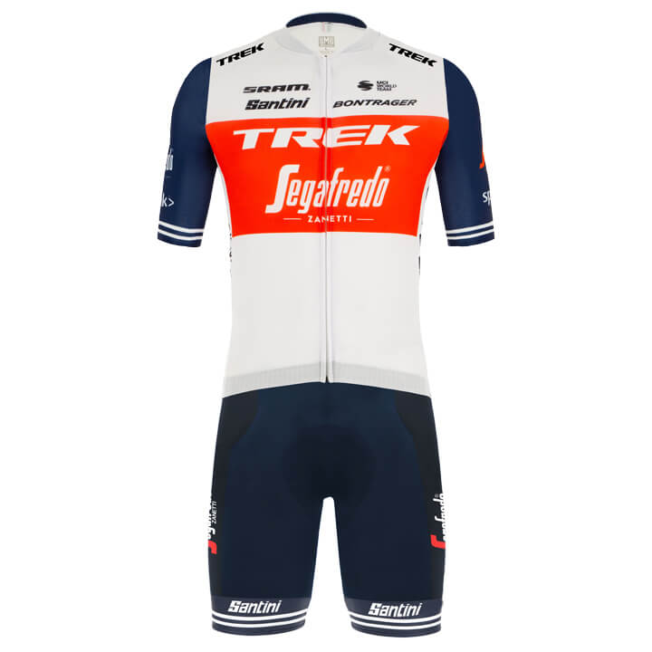 TREK-SEGAFREDO Race 2020 Set (fietsshirt + fietsbroek), voor heren, Fietskleding