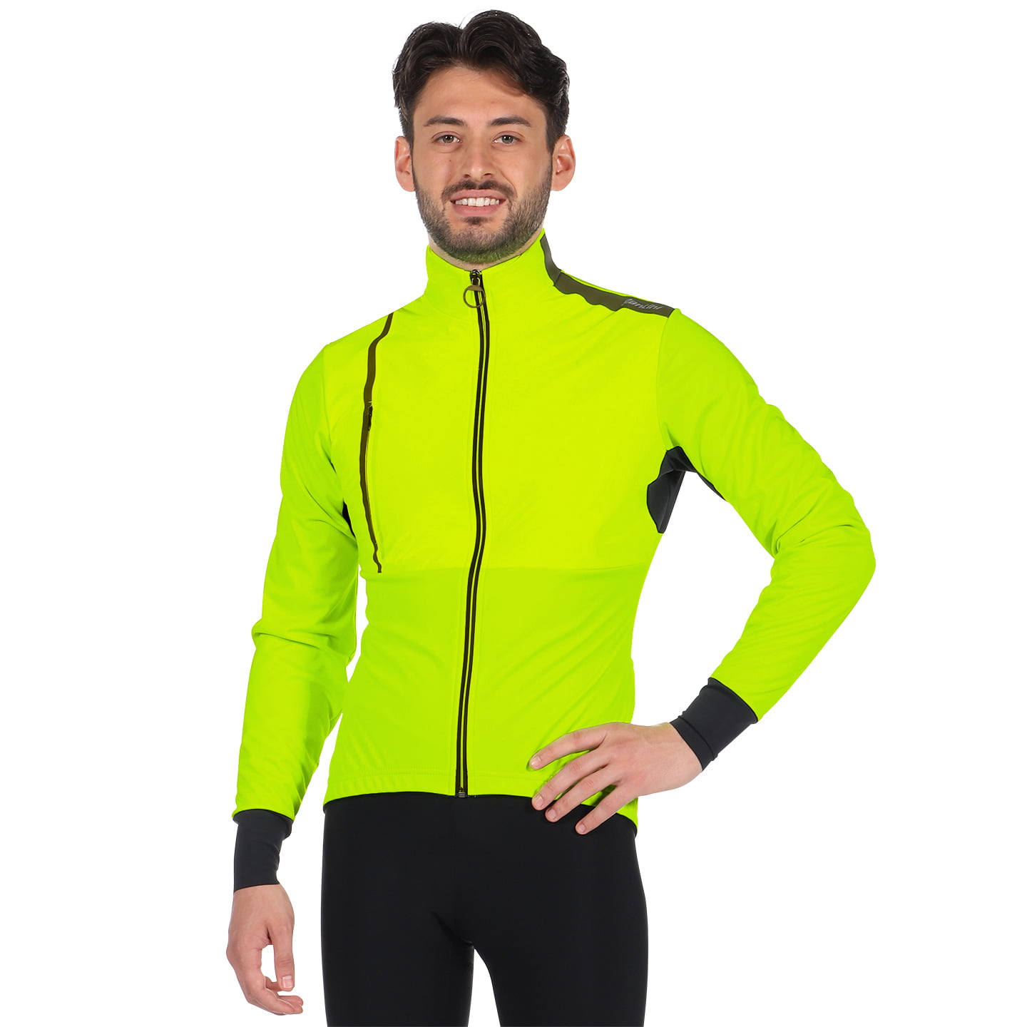 SANTINI Vega Absolute Winter Jacket Thermal Jacket, for men, size 2XL, Winter jacket, Cycling clothing