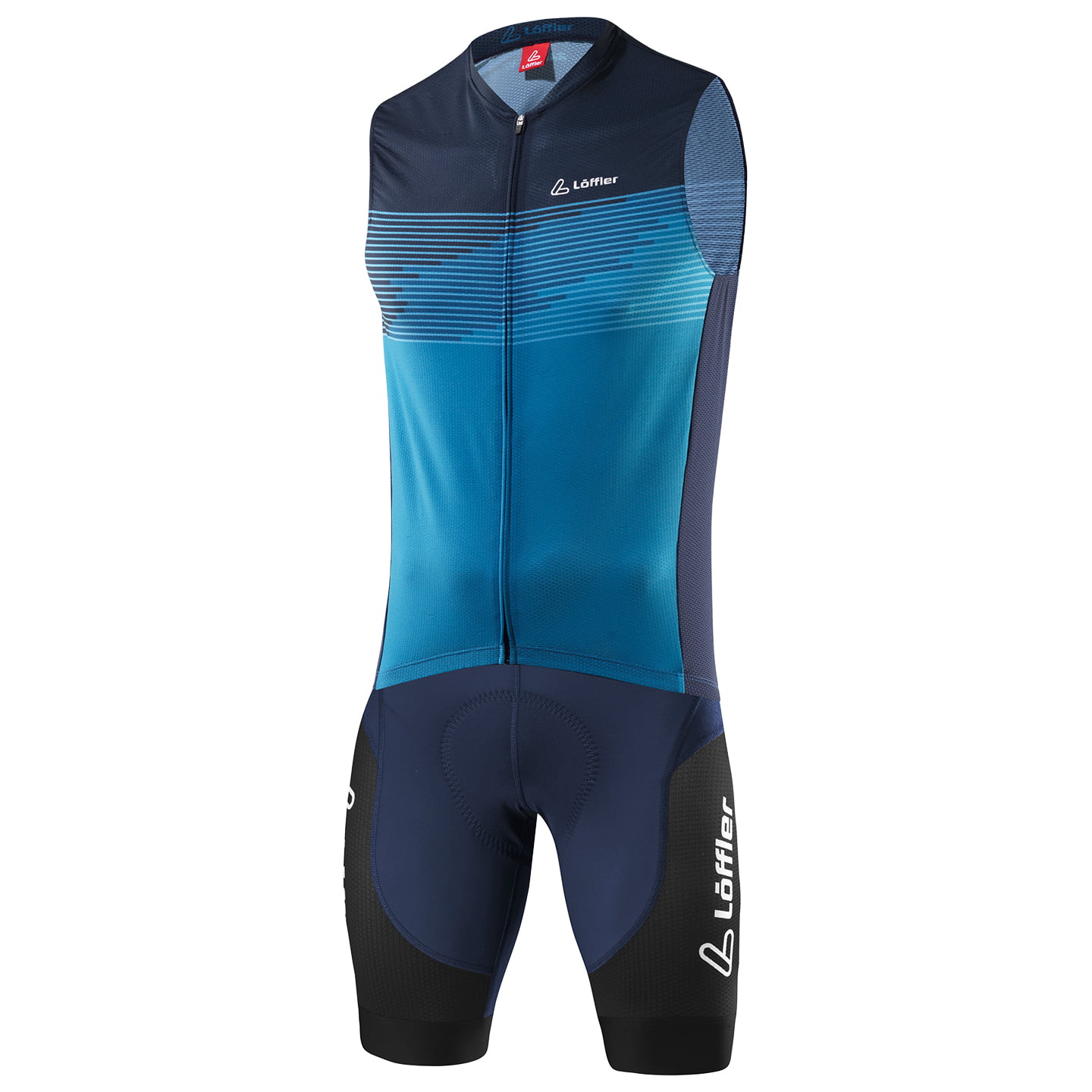 LOFFLER Sleeveless Spectro Vent Set (cycling jersey + cycling shorts) Set (2 pieces), for men