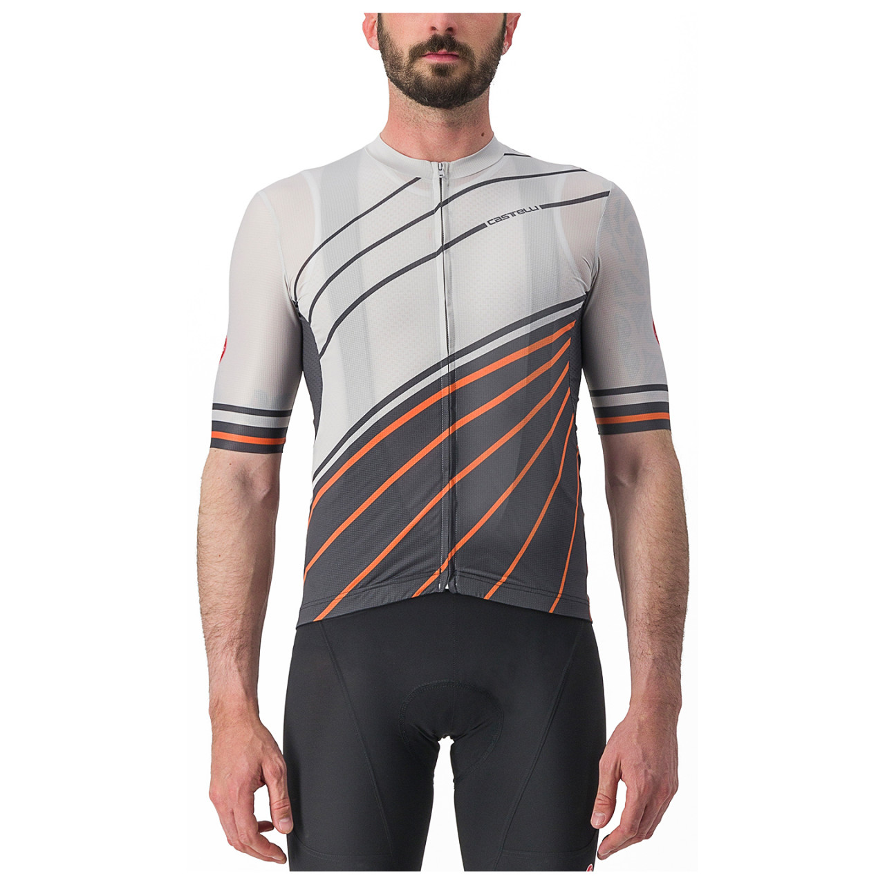 CASTELLI Speed Strada Short Sleeve Jersey grey