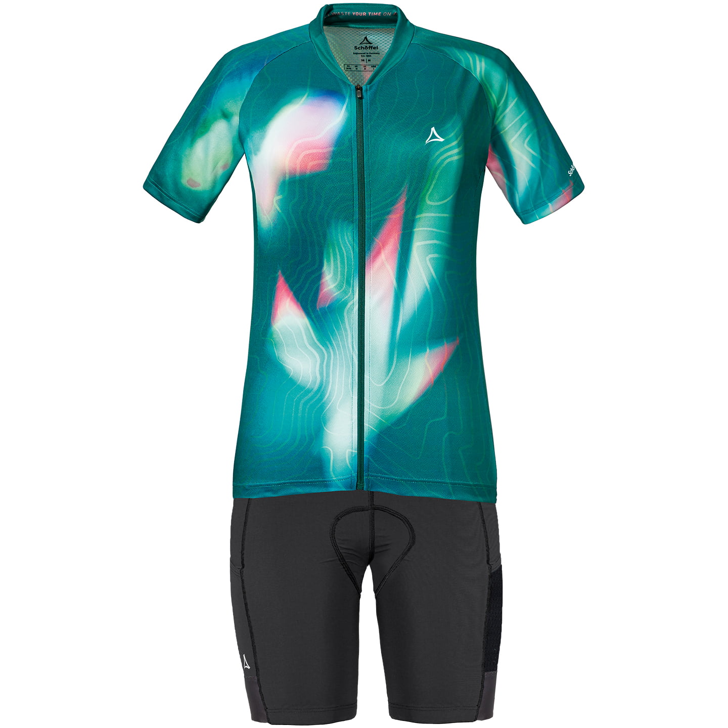 SCHÖFFEL Vertine Dames set (fietsshirt + fietsbroek), Fietskleding