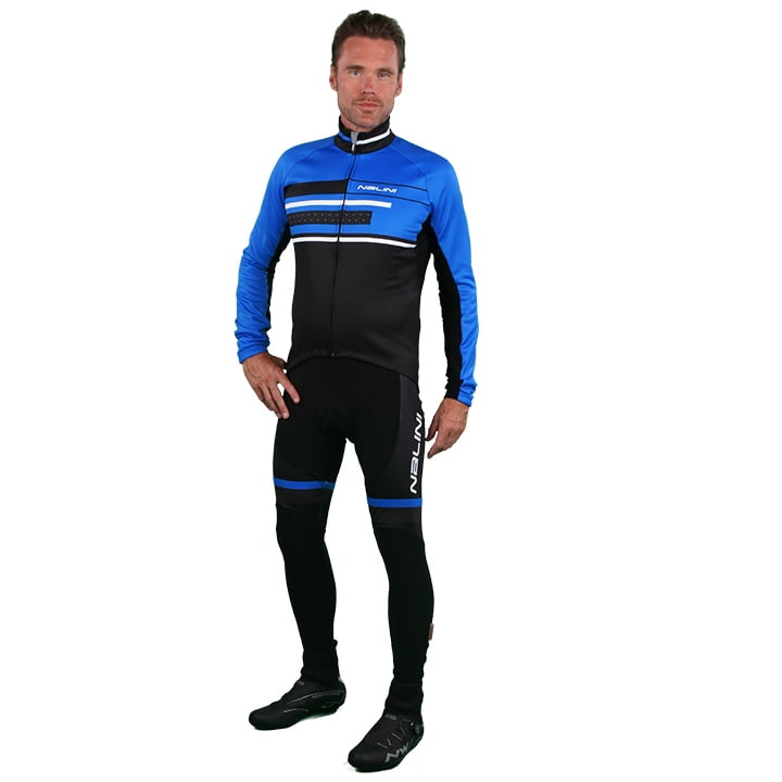 NALINI Classica Set (winter fietsjack + lange koersbroek) set (2 artikelen), voo