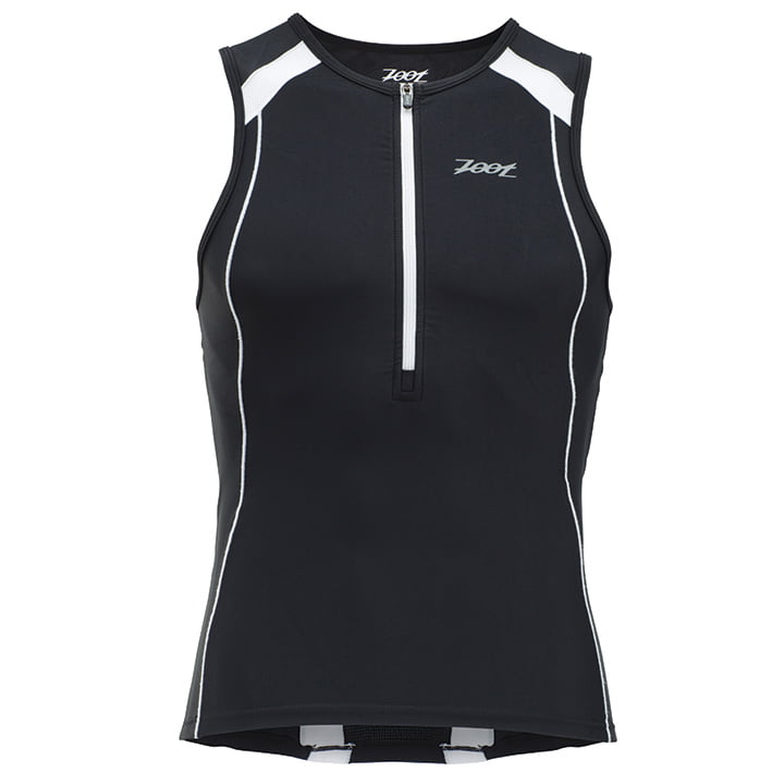 ZOOT Performance, zwart-wit triathlontop, voor heren, Maat L, Triathlon shirt, T