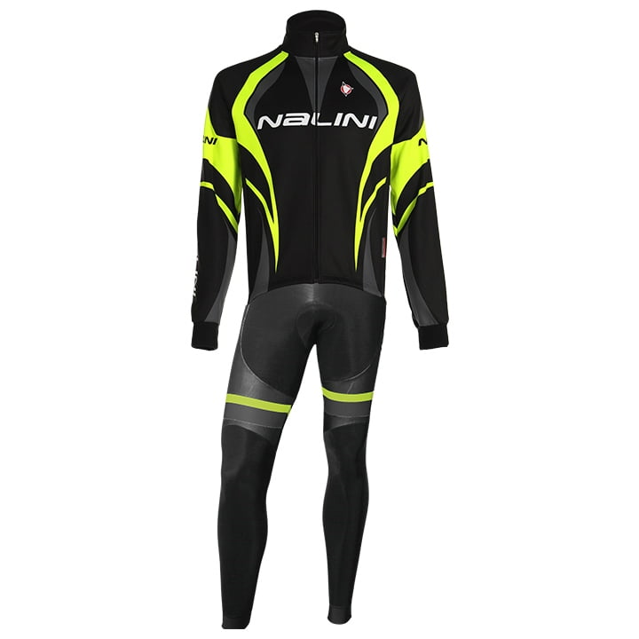 NALINI Predazzo Set (winter fietsjack + lange koersbroek) set (2 artikelen), voo