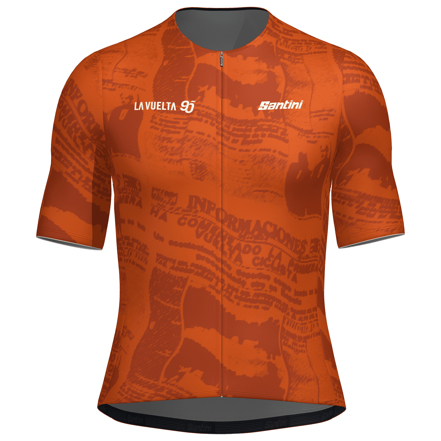 LA VUELTA 90 Years fietsshirt met korte mouwen, voor heren, Maat 2XL, Fiets