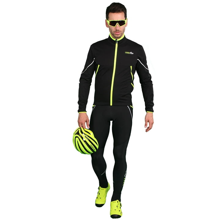 RH+ Code Set (winter fietsjack + lange koersbroek) set (2 artikelen), voor heren