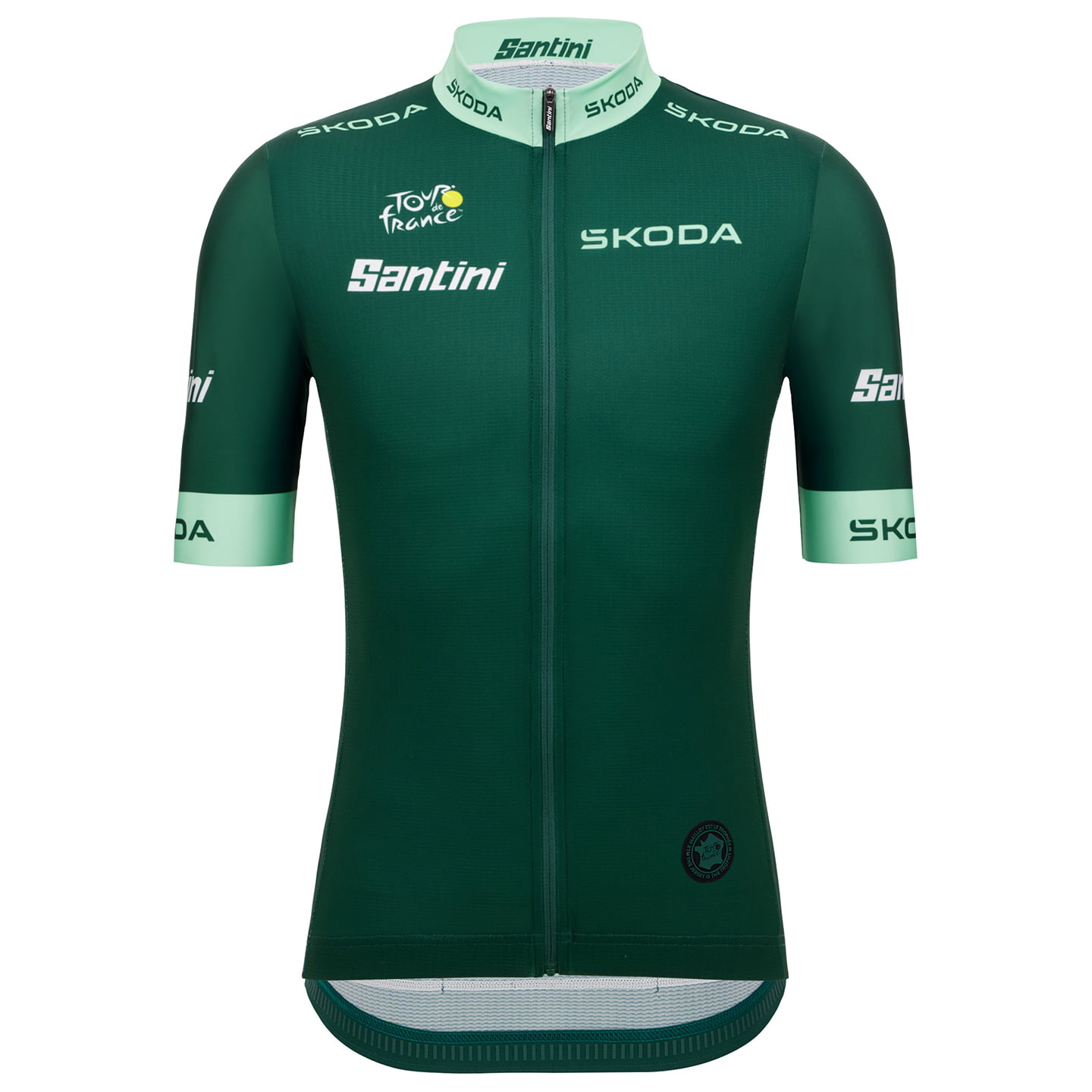 TOUR DE FRANCE Shirt met korte mouwen groene trui 2025 fietsshirt met korte