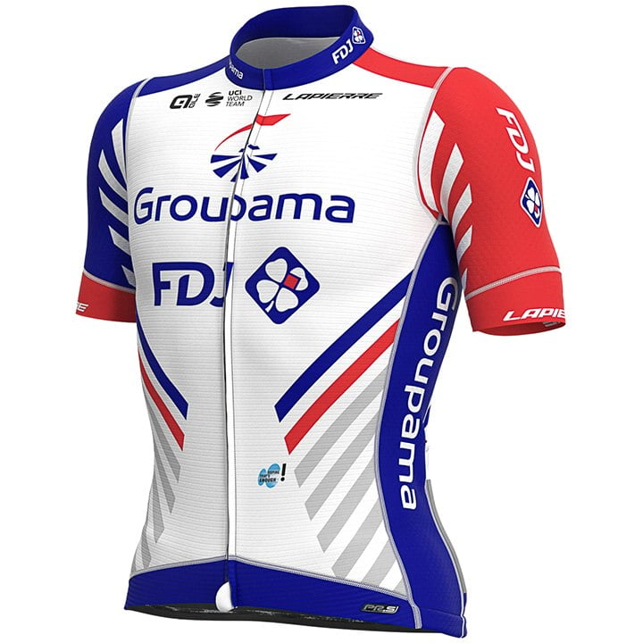 GROUPAMA FDJ Shirt met korte mouwen PR-S 2020 fietsshirt met korte mouwen, voor
