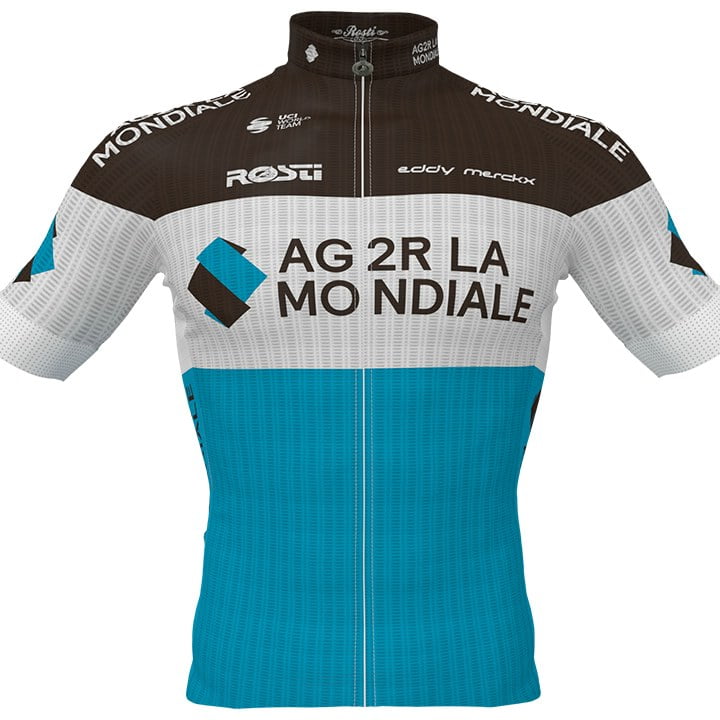 AG2R LA MONDIALE Shirt met korte mouwen Pro Race 2020 fietsshirt met korte mouwe