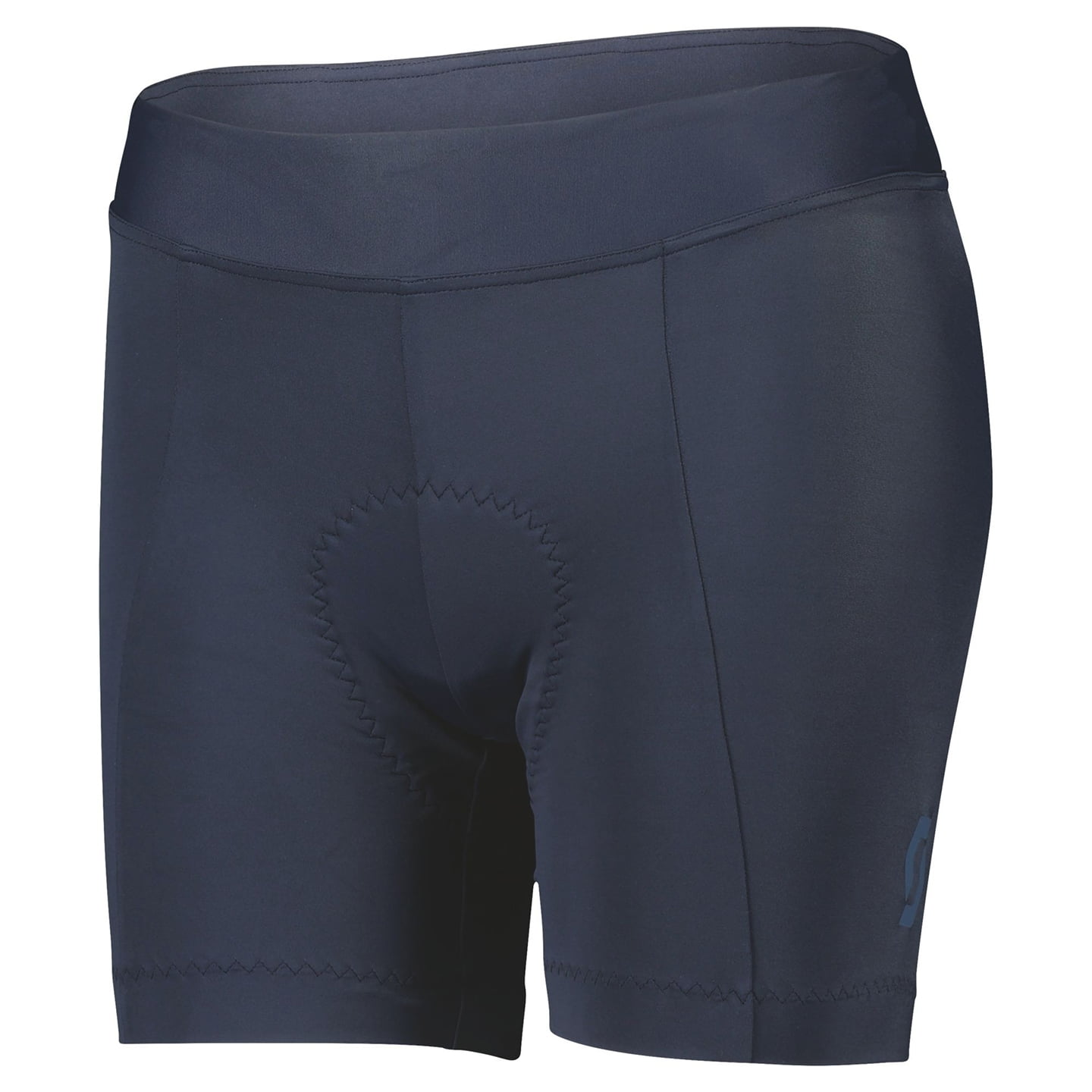 Pantaloncini Da Ciclismo Donna Vita Alta Con Imbottitura 4D E Tasche - Poliammide Ed Elastan