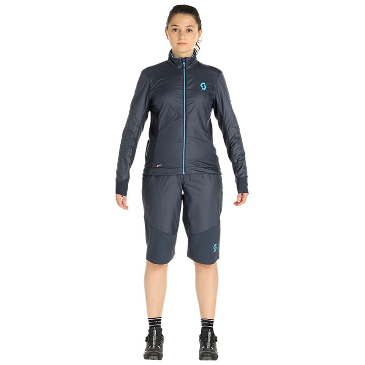 SCOTT Trail Storm Insuloft Alpha Dames set (winter fietsjack + lange koersbroek)