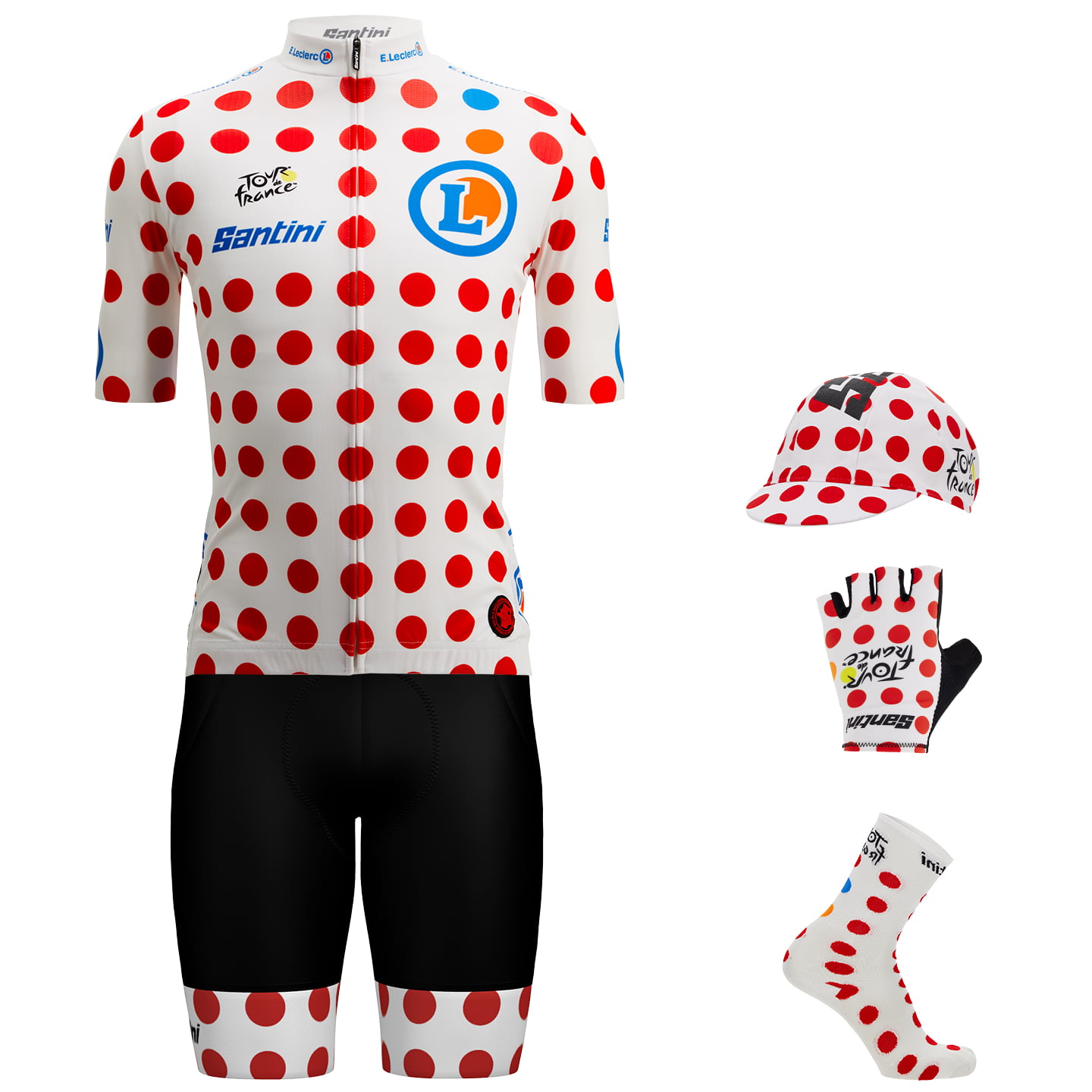 TOUR DE FRANCE 2025 Maxi-Set (5 stukken) maxiset (5 artikelen), voor heren,