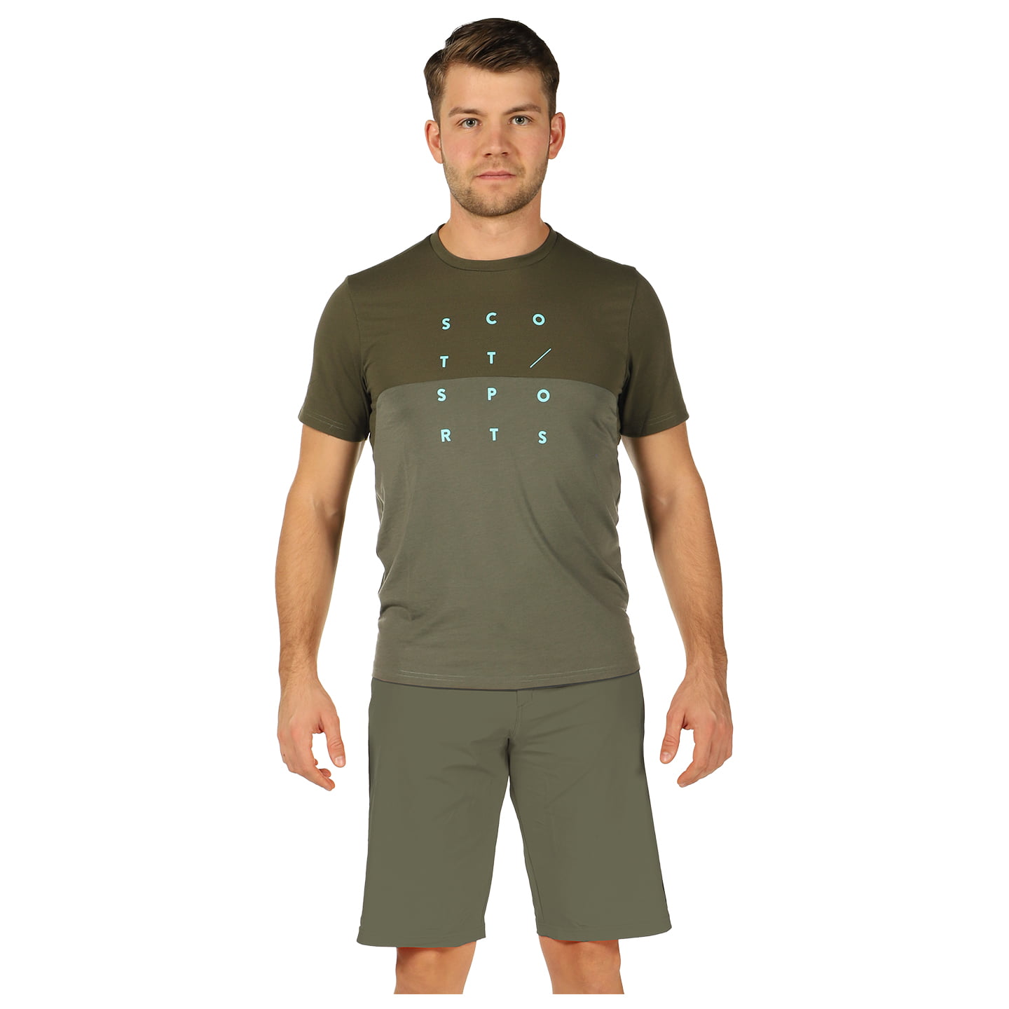SCOTT Trail Flow Dri Set (fietsshirt + fietsbroek) set (2 artikelen), voor heren