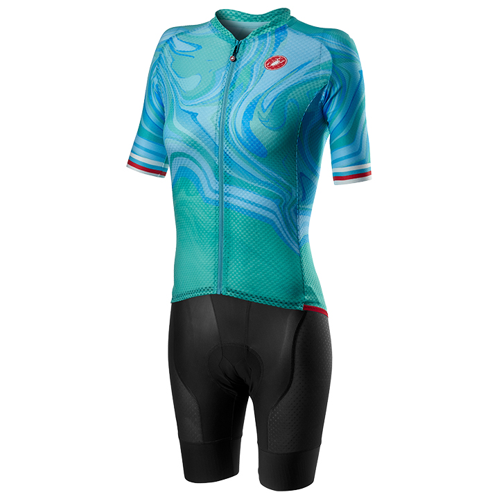 CASTELLI Climber's 2.0 Dames set (fietsshirt + fietsbroek) dames set (2 artikele