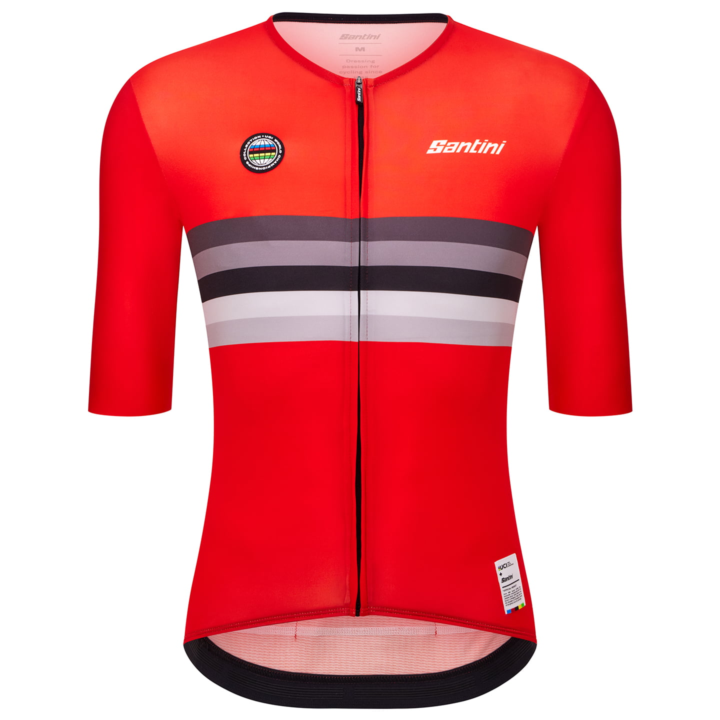 UCI NATIONS LINE fietsshirt met korte mouwen Zwitserland 2025, voor heren, Maat