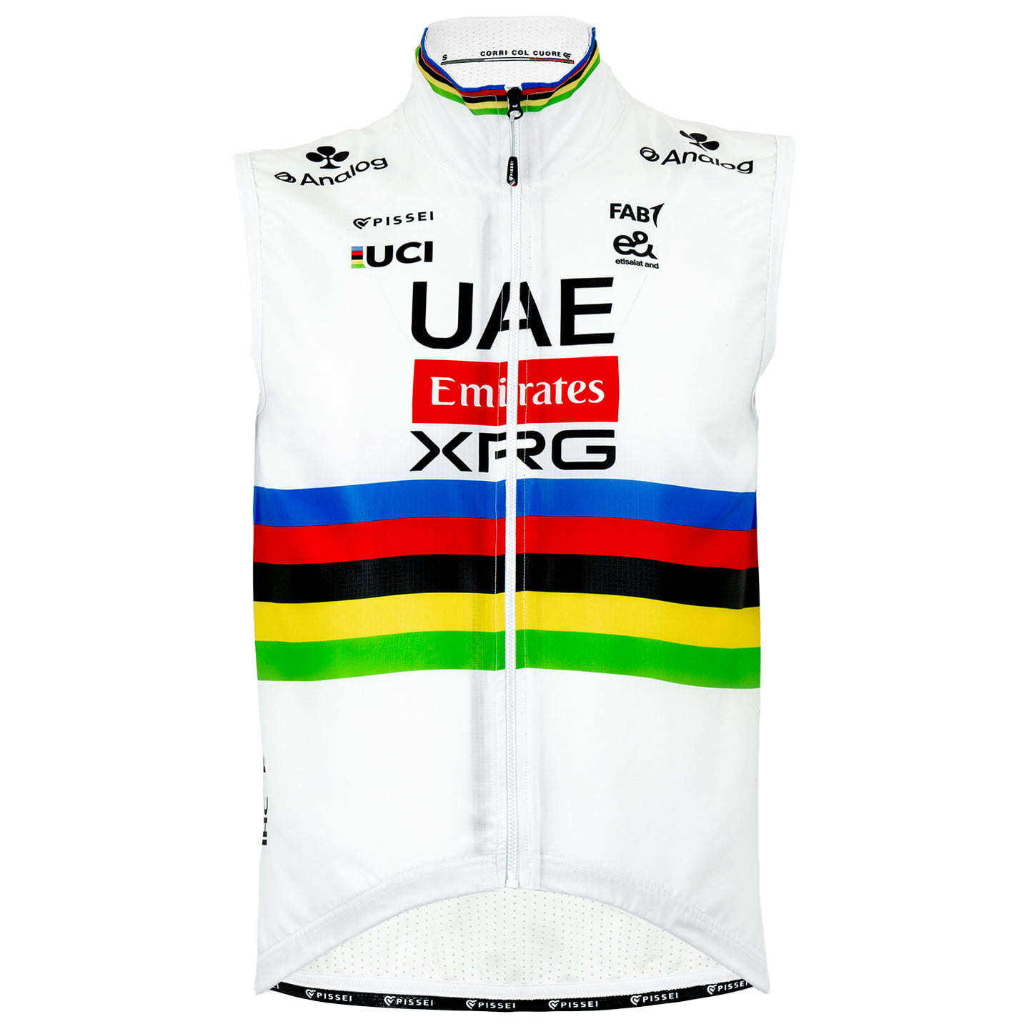 Pissei UAE TEAM EMIRATES - XRG Windvest Wereldkampioen 2025 windvest, voor heren