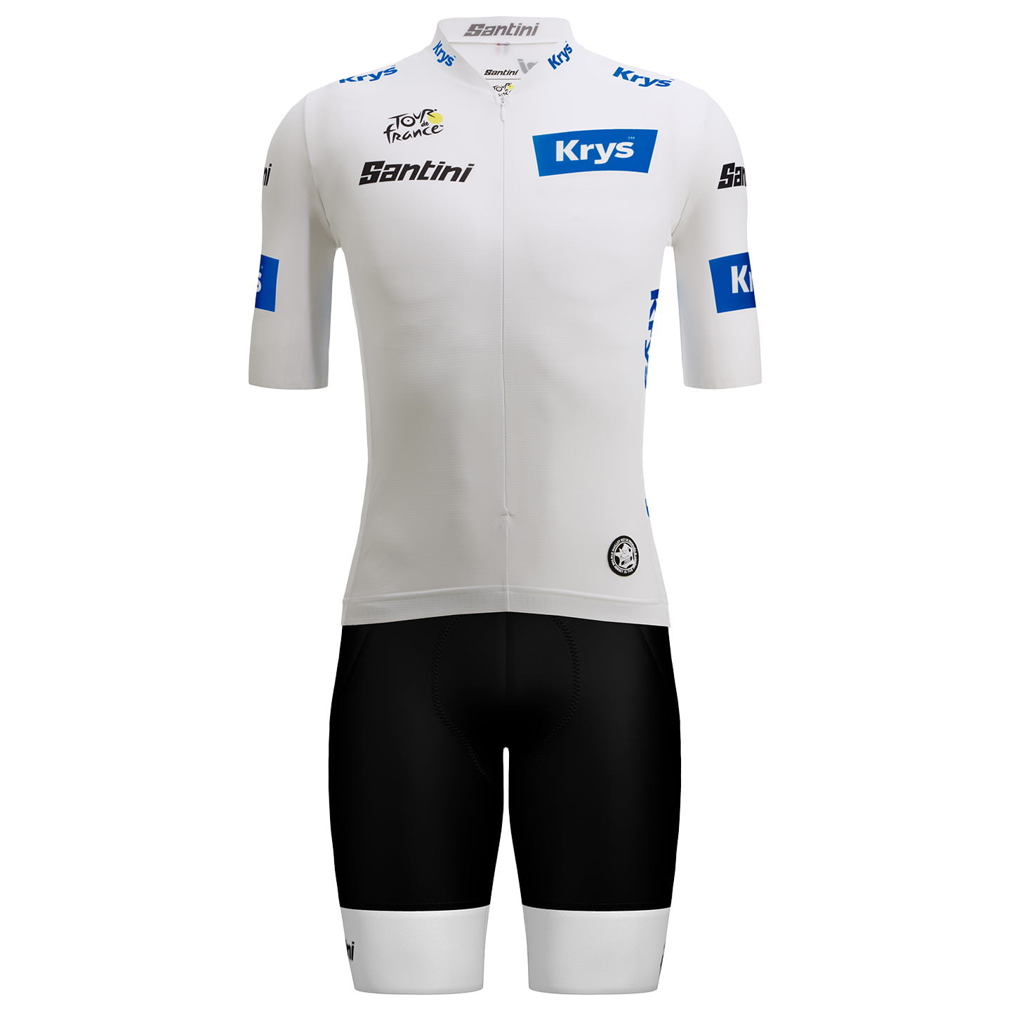 TOUR DE FRANCE Race 2025 Set (fietsshirt + fietsbroek) set (2 artikelen), voor