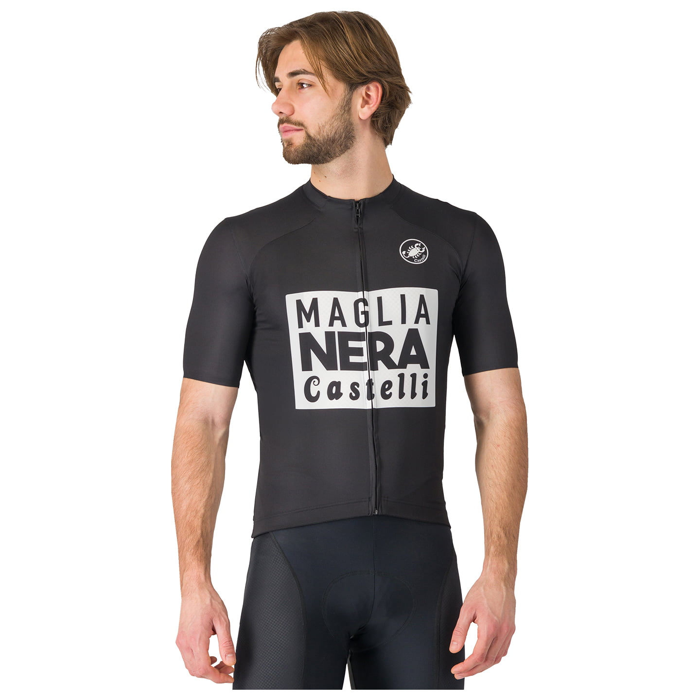 GIRO D'ITALIA Vintage Maglia Nera 2025 fietsshirt met korte mouwen, voor heren,
