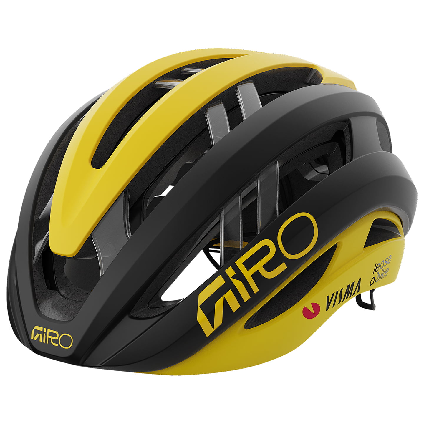TEAM VISMA-LEASE A BIKE RaceGiro Aries Spherical Mips fietshelm, voor heren,