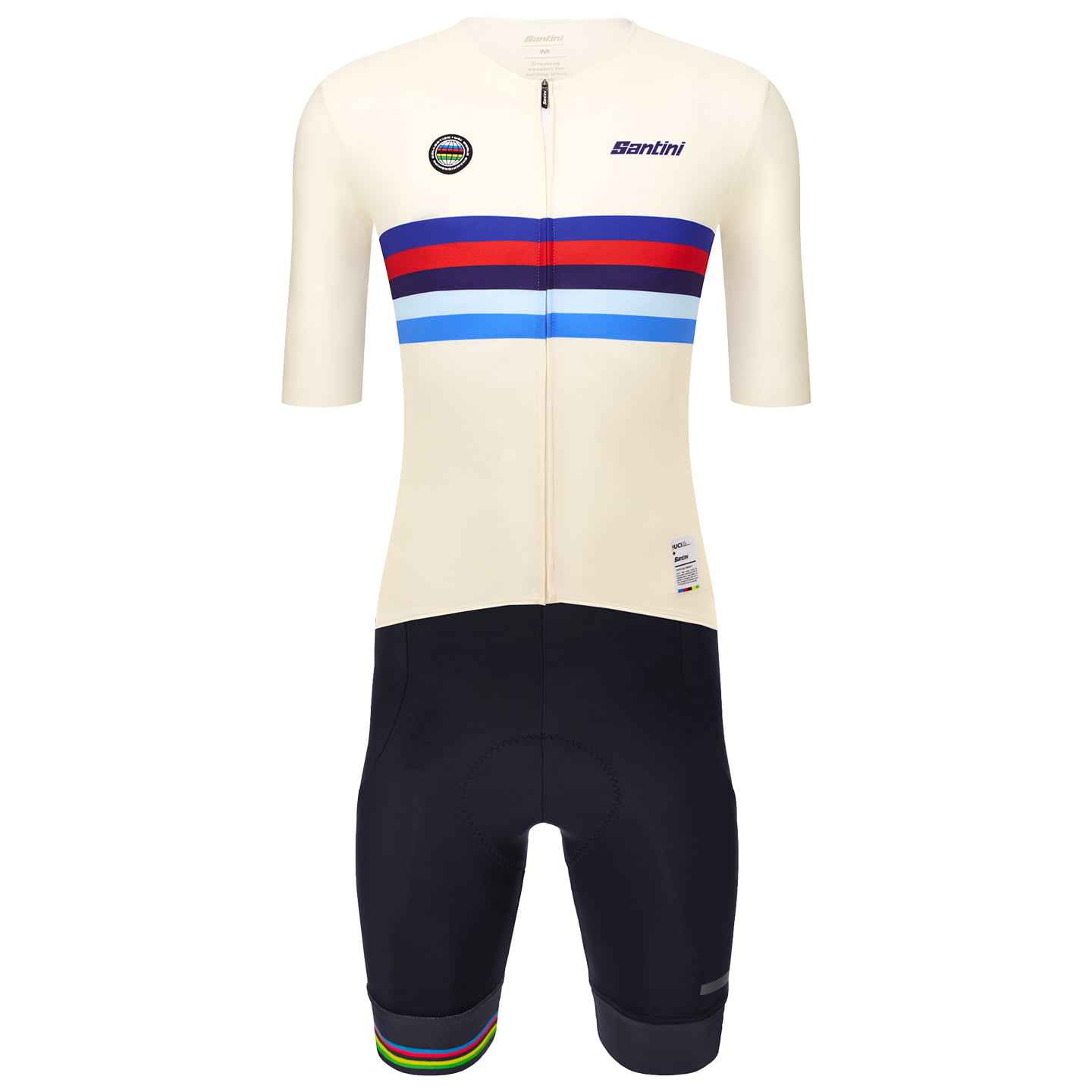 UCI WORLD CHAMPION Nations Line Set (fietsshirt + fietsbroek) set (2 artikelen),