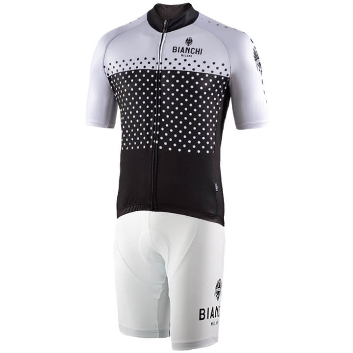 BIANCHI MILANO Quirra Set (fietsshirt + fietsbroek) set (2 artikelen), voor here