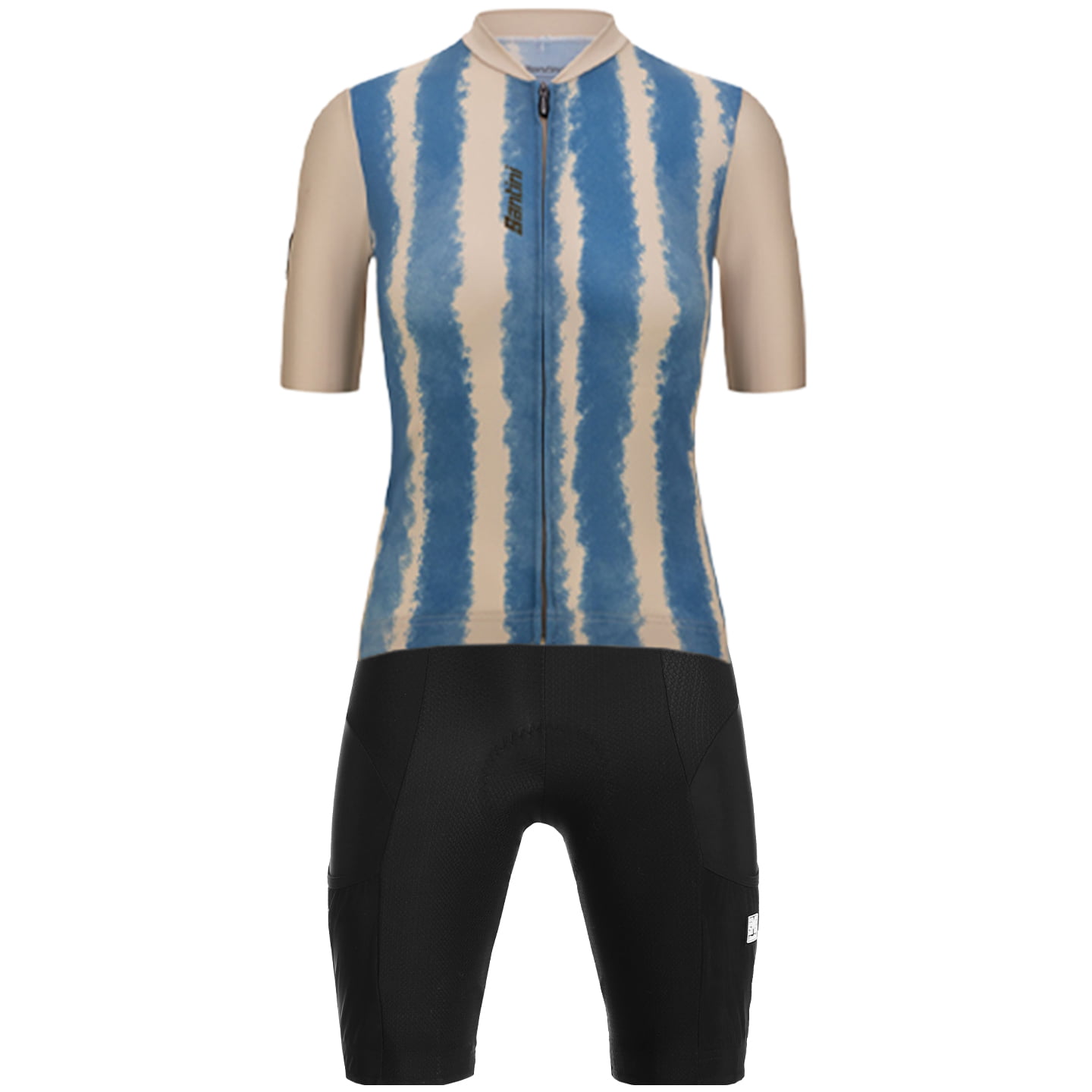SANTINI Bambu Dames set (fietsshirt + fietsbroek) dames set (2 artikelen),