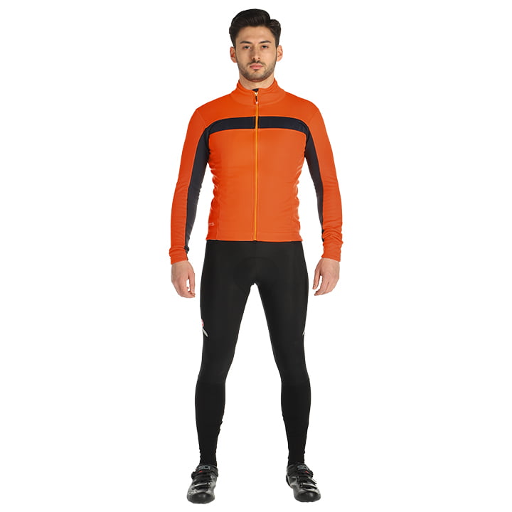 CASTELLI Mortirolo VI Set (winter jacket + cycling tights) Set (2 pieces), for men