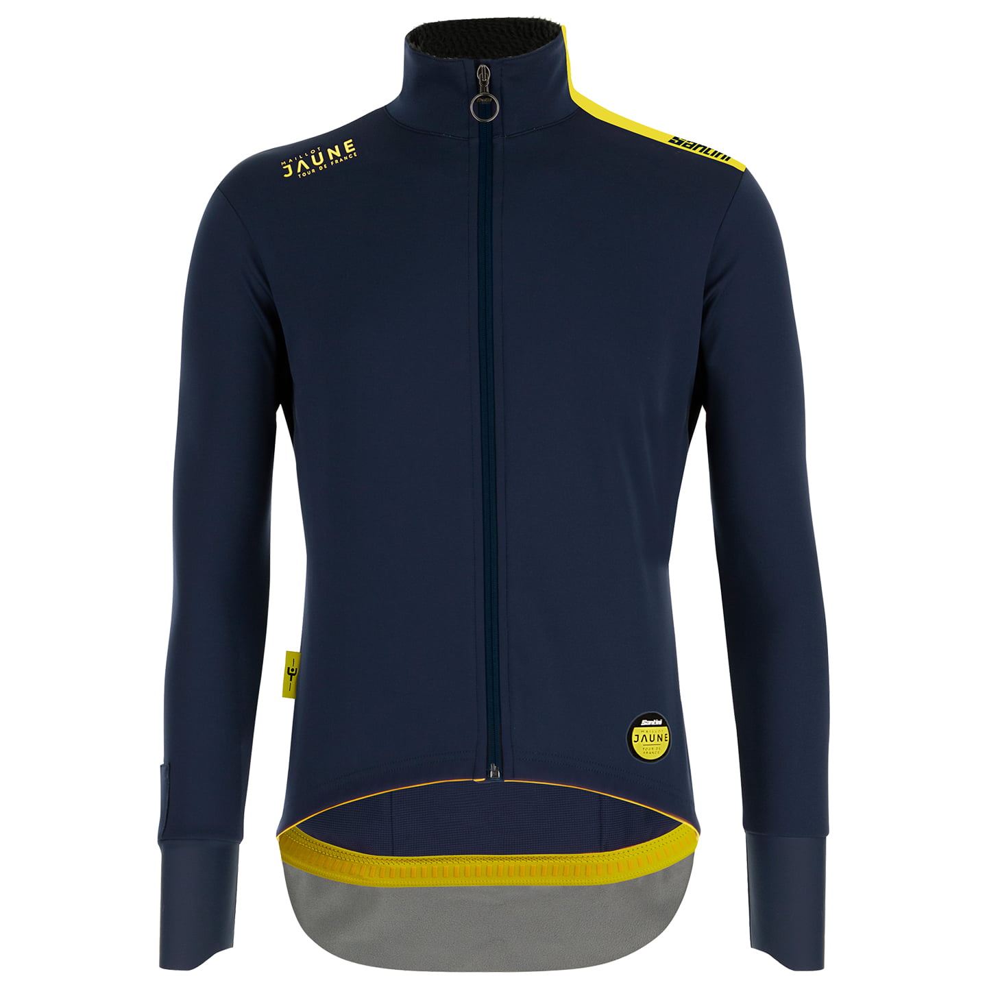 TOUR DE FRANCE Winter Jacket Le Maillot Jaune 2022 Thermal Jacket, for men, size S, Winter jacket, Cycling clothing