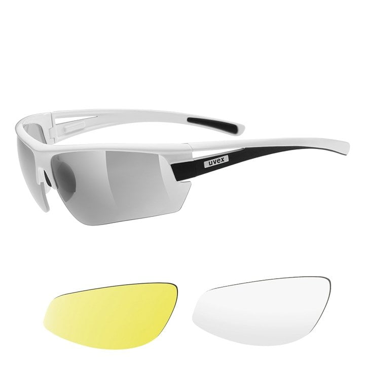 UVEX Brillenset Gravic bril, Unisex (dames / heren), Sportbril, Fietsaccessoires